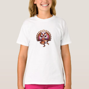 bollywood thanksgiving kalkoen ontwerp t-shirt