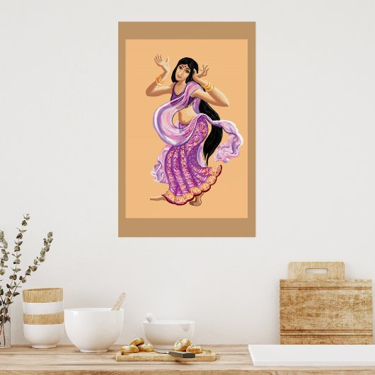 Bollywooddanser Poster (Keuken)