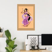 Bollywooddanser Poster (Thuiskantoor)