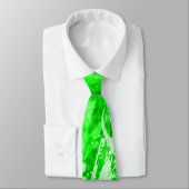 BOLO Mannen Groen Splash Satin Power Stropdas (Gebonden)