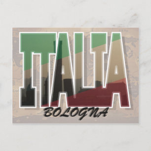 Bologna, Briefkaart van Italië