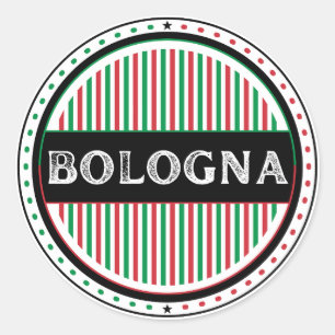 Bologna City Pride Embleem – Italiaanse identiteit Ronde Sticker