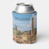 Bologna Emilia-Romagna Italië Panorama Souvenir Blikjeskoeler (Blikje Achterkant)