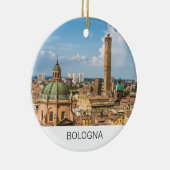 Bologna Emilia-Romagna Italië Panorama Souvenir Keramisch Ornament (Rechts)