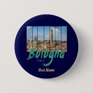 Bologna Emilia-Romagna Italië souvenir Ronde Button 5,7 Cm