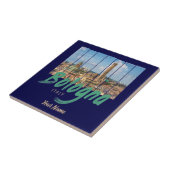 Bologna Emilia-Romagna Italië  souvenir Tegeltje (Zijkant)
