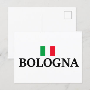 Bologna Italië, ik hou van Bologna Briefkaart