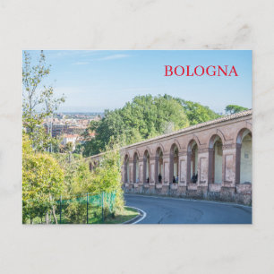 Bologna Portico di San Luca uitzicht briefkaart