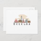 Bologna skyline briefkaart (Voorkant / Achterkant)