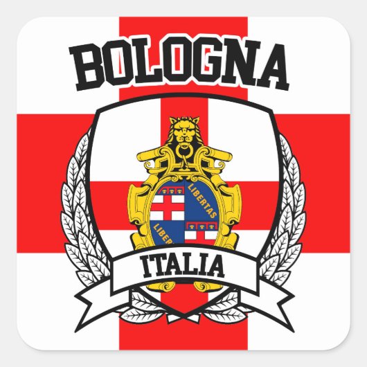 Bologna Vierkante Sticker (Voorkant)