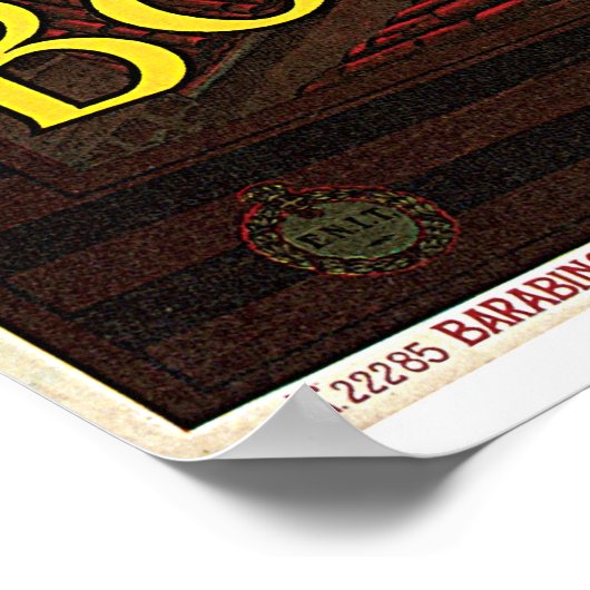 Bologna Vintage Travel Poster (Hoek)