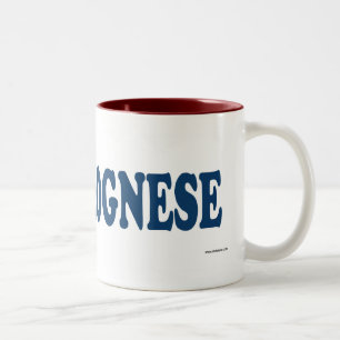 Bolognese Blue Tweekleurige Koffiemok
