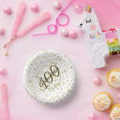 Bols En Carton 100e Soirée Centenaire Elégante Noir/Or (Fête)