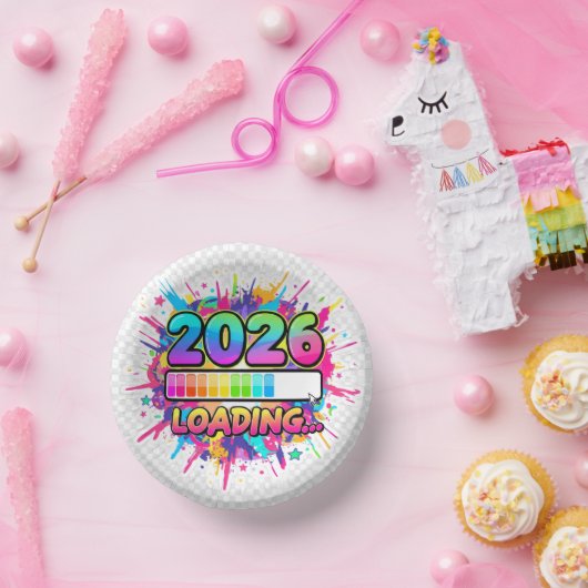 Bols En Carton 2026 Loading... Progress Bar Sticker (Fête)