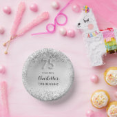 Bols En Carton 75e anniversaire argent élégant confetti (Fête)