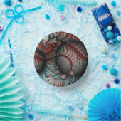 Bols En Carton Abstrait Imaginaire dynamique Fractal Art Brown Bl (Fête)