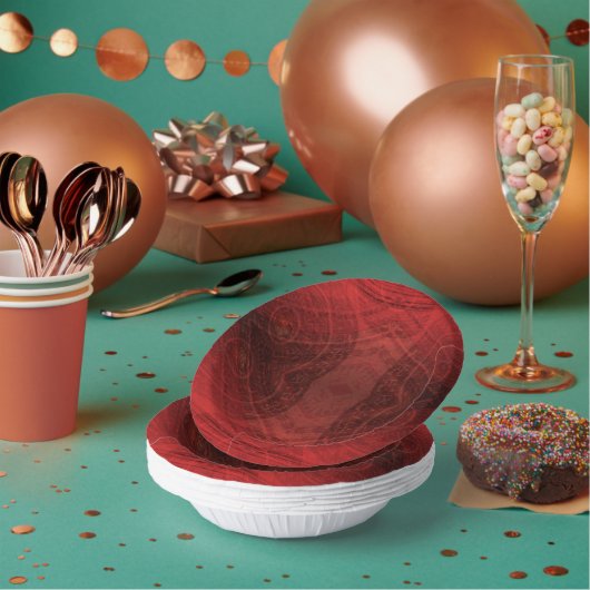 Bols En Carton Acceptation | Médaillons de méditation rouge (Multi)