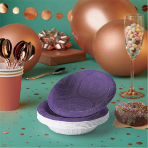 Bols En Carton Acceptation Médaillons de méditation violette