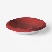 Bols En Carton Acceptation | Motif de Boho Eclectique Rouge (Angulaire)