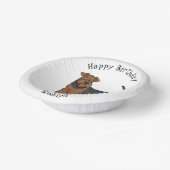 Bols En Carton Airedale terrier dog cartoon (Angulaire)