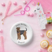 Bols En Carton Airedale terrier dog cartoon (Fête)