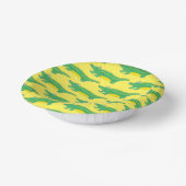 Bols En Carton Alligator vert jaune Crocodile Gator Croc Animal (Angulaire)