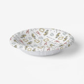 Bols En Carton AMIS™ | Fête des mariées d'aquarelle Perk Central (Angulaire)