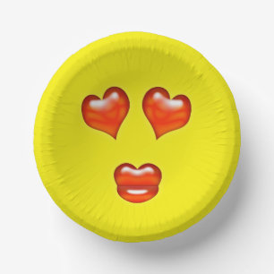 Bols En Carton Amour Emoji