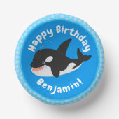 Bols En Carton Amusante baleine orque mignonne dessin animé (Recto)