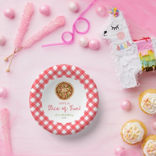 Bols En Carton Amusez-vous ! Pizza fête d'anniversaire (Fête)