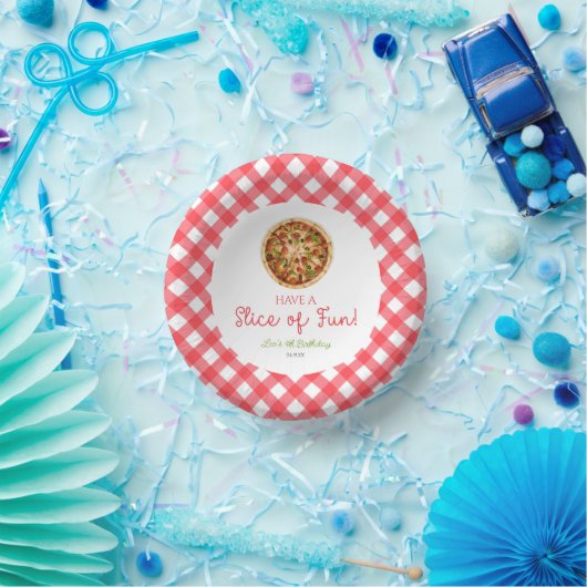 Bols En Carton Amusez-vous ! Pizza fête d'anniversaire (Fête)