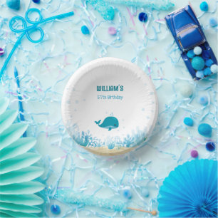 Bols En Carton Animaux de mer, Baleine, sous la mer
