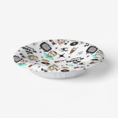 Bols En Carton Anniversaire des graphismes rétros des années 1950 (Angulaire)