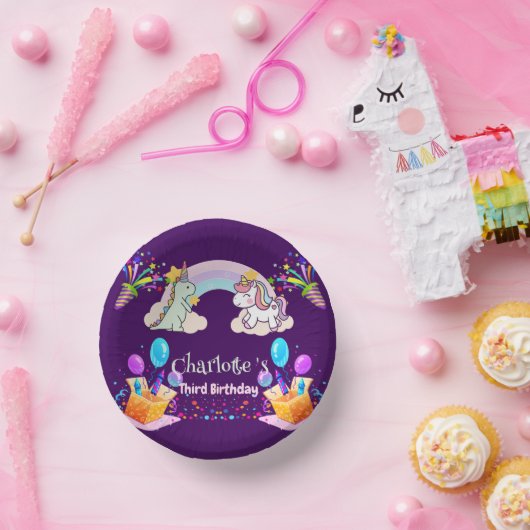 Bols En Carton Anniversaire du ballon arc-en-ciel Cute Dinosaur U (Fête)