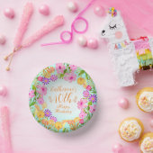 Bols En Carton Aqua du Jardin Floral (Fête)