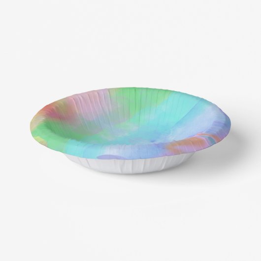 Bols En Carton Aquarelle Bain Bombe Plaque de papier d'anniversai (Angulaire)