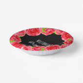 Bols En Carton Aquarelle Roses rouges Derby (Angulaire)