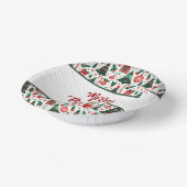 Bols En Carton Arbre de Noël, cadeaux, sucre de canne (Angulaire)