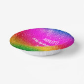 Bols En Carton Arc-en-ciel Purple Yellow Sparkday Party (Angulaire)