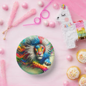 Bols En Carton Art Lion (Fête)