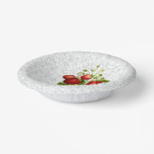 Bols En Carton Aspect dentelle de fraise (Angulaire)