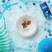Bols En Carton Aspect dentelle de fraise (Fête)