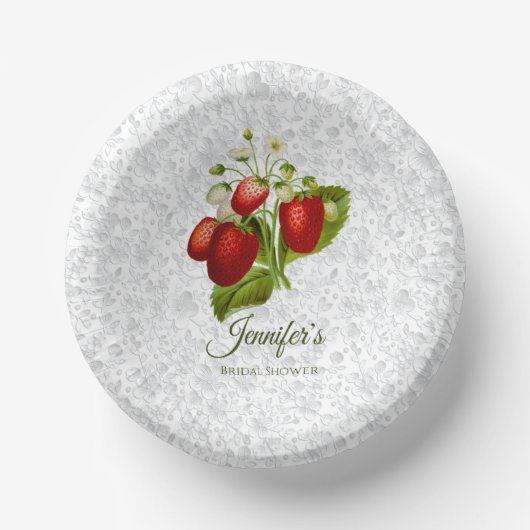 Bols En Carton Aspect dentelle de fraise (Recto)
