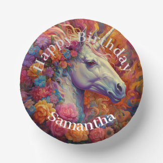 Bols En Carton Awesome Unicorn Joyeux anniversaire