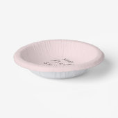 Bols En Carton Baby shower Girl rose Élégant Bowls en papier (Angulaire)