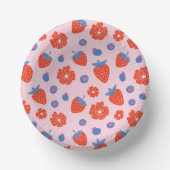 Bols En Carton Baby shower mignet aux fraises sucrées (Recto)