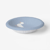 Bols En Carton Baby shower papier Bleu Bleu Conception (Angulaire)