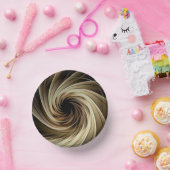 Bols En Carton Balayage doré à travers le noir (Fête)