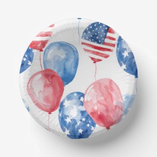 Bols En Carton Ballons patriotiques USA