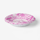 Bols En Carton Barbiecore Motif de mode rose et rose chaud (Angulaire)